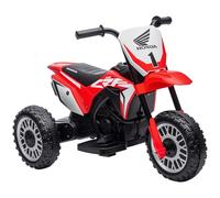HOMCOM Moto Cross Électrique pour Enfant Licence Honda CRF450RL 6V Rouge