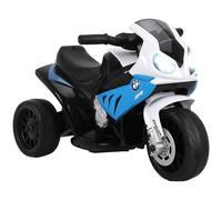 HOMCOM Moto Électrique Enfants sous Licence BMW S1000 RR 3 Roues 6V Bleu