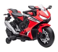 HOMCOM Moto Électrique Enfants sous Licence Honda 6 V, 3-5 Ans, Rouge