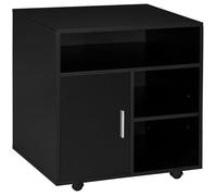 HOMCOM - organisateur de bureau - Bois - 60x50x65cm - Noir
