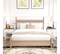 HOMCOM Pack de 2 Tables de Chevet avec Tiroir Étagère Ouverte et Dessus Effet Chêne Style Français 45x35x55 cm Blanc et Chêne