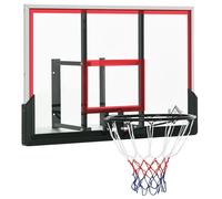 HOMCOM - Panier de basketball - Acier - 110x102x76cm - Transparent