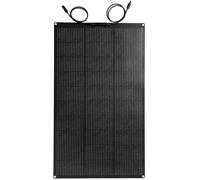 HOMCOM Panneau solaire 100W 18V chargeur solaire portable extérieur avec 2 USB, affichage LCD, étanche IP67