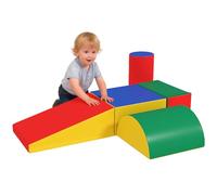 HOMCOM Parcours Motricité Bébé 5PCS en Mousse EPE Multicolore