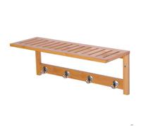 HOMCOM - penderie murale - Bois - 50x16x17.5cm - Marron