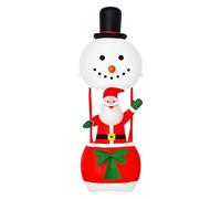 HOMCOM Père Noël Gonflable sur Un Ballon 250cm avec lumières LED intégrées, décoration de Noël extérieure