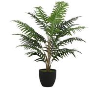 HOMCOM Plante Artificielle Intérieure 90 cm Fougère Arbre en Pot Vert