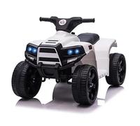 HOMCOM Porteur enfants quad 18-36 mois dim. 67L x 38l x 44H cm effets lumineux et sonores noir