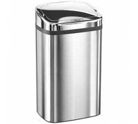 HOMCOM Poubelle à Capteur de Mouvement Ouverture Automatique 30 L