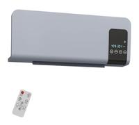 HOMCOM Radiateur céramique mural 2000W Bureau Gris