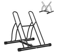 HomCom Râtelier 2 vélos modulable 54×60×57 cm acier époxy noir