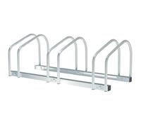 HOMCOM - Râtelier vélos - Acier - 76x33x27cm - Argent