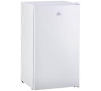 HOMCOM Réfrigérateur congélateur, petit réfrigérateur à une porte, 91 L, étagères modulables, compartiment congélateur, design sous-comptoir, blanc