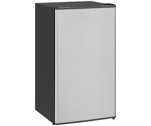 HOMCOM Réfrigérateur congélateur, petit réfrigérateur à une porte, 91 L, étagères modulables, compartiment congélateur, design sous-comptoir, noir