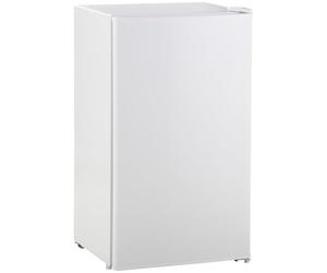HOMCOM Réfrigérateur congélateur, petit réfrigérateur à une porte, 91 L, étagères modulables, compartiment congélateur, design sous-comptoir, blanc