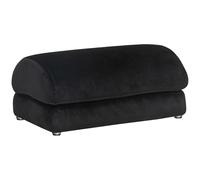 Repose-pied sous le bureau - repose pied bureau antidérapant - mousse souple velours noir Noir