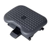 HOMCOM Repose-pieds de Bureau Ergonomique Angle Ajustable 30° Gris Foncé