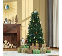 HOMCOM Sapin de Noël Artificiel Ø 75 x 150H cm 454 Branches épines Imitation Nordmann Grand réalisme Vert Aosom.fr