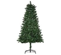 HOMCOM Sapin de Noël Artificiel Ø 75 x 150H cm 454 Branches épines Imitation Nordmann Grand réalisme Vert Aosom.fr