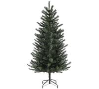 HomCom Sapin de Noël artificiel 180 cm, 467 branches, support acier pliable, effet réaliste, vert