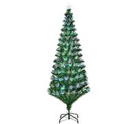 HOMCOM Sapin de Noël artificiel lumineux - Variation de couleurs 230 LED - H180 cm