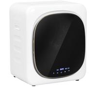 HOMCOM Sèche-linge à évacuation 4 kg Sèche-linge avec désinfection, désodorisation, Smart Mode, séchoir avec cuve en inox, chargement frontal, pour appartement, maison, camping-car, blanc