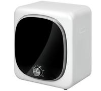 HOMCOM Sèche Linge À Évacuation Compact 800W 2,5Kg 5 Modes De Séchage Blanc
