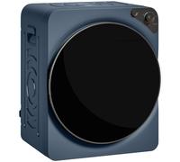 HOMCOM Sèche linge à évacuation compact, sèche-linge électrique 1000 W 5 Kg, 5 modes de séchage, cuve en acier inoxydable, bleu