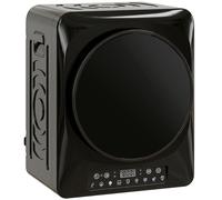 HOMCOM Sèche-linge compact 1000 W avec modes Extra-sec & ECO, réglages de minuterie et de température, Noir
