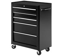 HOMCOM - Servante d'Atelier - Acier - 61.5x33x82.5cm - Noir