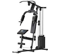 HOMCOM - Station de musculation - Collaboration Aosom.fr x FFHandball - Acier - 135x103x210cm - Noir