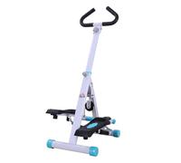 HOMCOM Stepper avec poignée Main Grip Machine Fitness Maison, Blanc