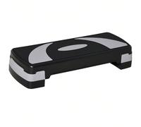 HOMCOM Stepper fitness aerobic hauteur reglable surface antiderapante 80 x 31 x 20 cm noir bleu Description:Ce step sera idéale pour votre remise en forme, vous pourrez faire de l'aérobic a domicile e