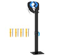 HOMCOM Support de réparation de vélo réglable en hauteur, pince rotative 360°, charge max. 25kg, 41-60x13x13cm, noir