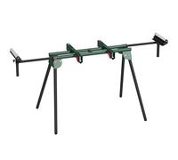 HOMCOM Support pour tronçonneuse avec rouleaux extensibles, béquille de coupe du bois avec pieds pliables, hauteur et largeur réglables, pour travaux de sciage, charge maximale 150 kg, vert