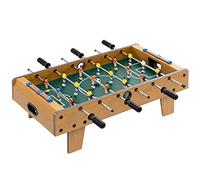 HOMCOM Table baby-foot pour enfants à partir de 6 ans 2 ballons 18 joueurs 69 x 37 x 24 cm