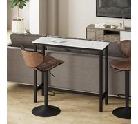 HomCom Table de bar polyvalente design contemporain dim. 20 x 40 x 100 cm