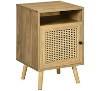 HOMCOM - Table de chevet - Panneaux de particules - 39x35x60cm - Bois naturel