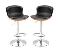 HOMCOM - tabouret - simili cuir - 46x50x106cm - Noir