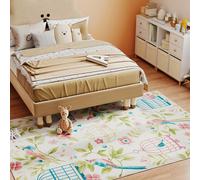 HOMCOM Tapis de campagne, polyvalent, en polyester, entretien facile, antidérapant, Multicolore