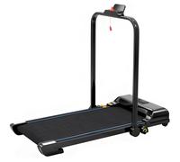 HOMCOM Tapis de Course Tapis de Marche Pliable 2,5 CV avec Écran LED Vitesse Réglable Max. 10 km/h Télécommande Noir