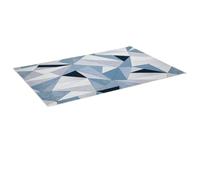 HOMCOM Tapis de salon avec base antidérapante 230x160 cm Multicolore | Moderne, velours diamant, tapis géométrique