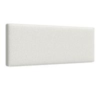 HOMCOM Tête de lit rembourrée avec aspect lin flottant - 160 x 60 cm - Tête de lit - Coussin mural pour tête de lit - Oreiller pour chambre à coucher - Blanc crème