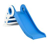 HOMCOM Toboggan Enfant Pliable pour Usage intérieur et extérieur 3 à 6 Ans 120 x 50 x 56 cm HDPE Bleu