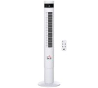 HOMCOM Tornfläkt avec télécommande - Efficace et élégant pour la maison!
