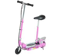 Homcom Trottinette Électrique 120 W Pliable Pour Enfant De 7 À 12 Ans Hauteur Guidon Et Selle Réglable 10 Km/H Max