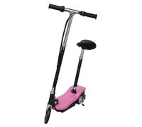 Homcom Trottinette Électrique Enfant 120 W Rose 82 x 37 x 96 cm