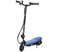 HOMCOM Trottinette électrique régalable en plastique bleu in vec repose-pieds Aosom France