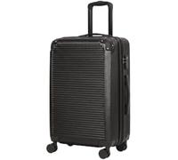 HOMCOM Valise extensible 66 cm à 4 roues pivotantes avec serrure TSA, noir | Valise à coque rigide en ABS avec poignée supérieure, poignée latérale et coins de protection