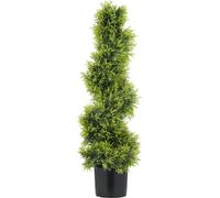 HOMCOM-Végétal artificiel-plastique, métal-Ø16,5 x 90H cm-Vert